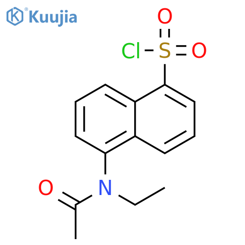 5-(N-Acetyl-N-ethyl-amino)-naphthalene-1-sulfonyl chloride structure