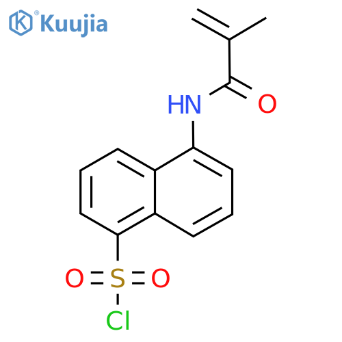 5-(2-Methylprop-2-enoylamino)naphthalene-1-sulfonyl Chloride structure