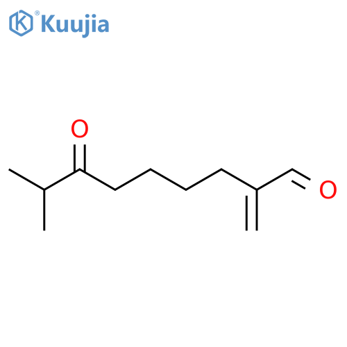 NONANAL, 8-METHYL-2-METHYLENE-7-OXO- structure