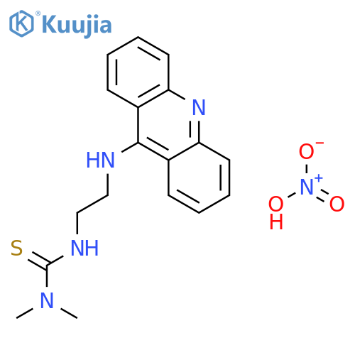 Thiourea, N'-[2-(9-acridinylamino)ethyl]-N,N-dimethyl-, mononitrate structure