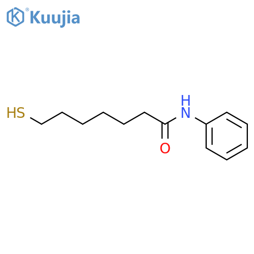 Heptanamide, 7-mercapto-N-phenyl- structure