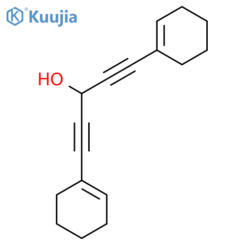 1,4-Pentadiyn-3-ol, 1,5-di-1-cyclohexen-1-yl- structure