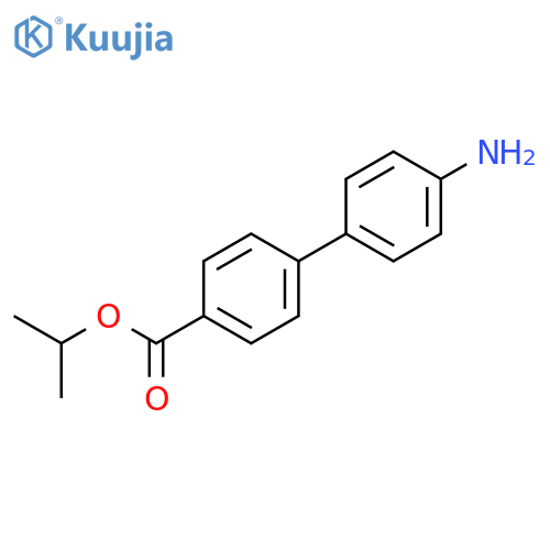Isopropyl 4'-amino-[1,1'-biphenyl]-4-carboxylate structure
