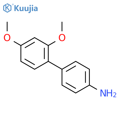 4-(2,4-dimethoxyphenyl)aniline structure
