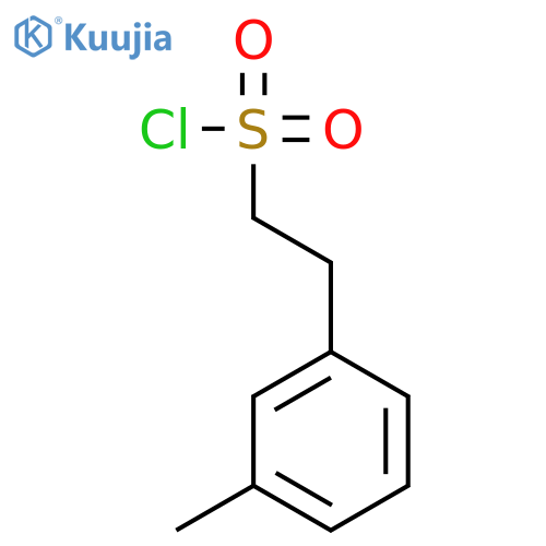 2-(3-methylphenyl)ethane-1-sulfonyl chloride structure