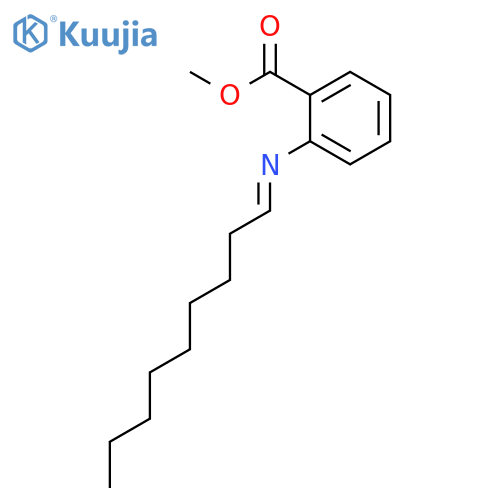 Benzoic acid,2-(nonylideneamino)-, methyl ester structure