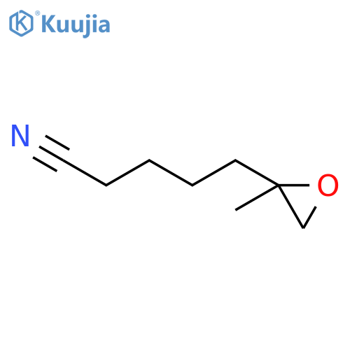 OXIRANEPENTANENITRILE, 2-METHYL- structure