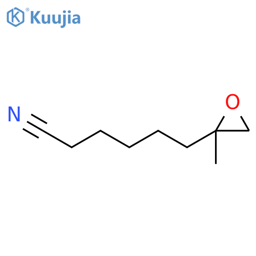 Oxiranehexanenitrile, 2-methyl- structure