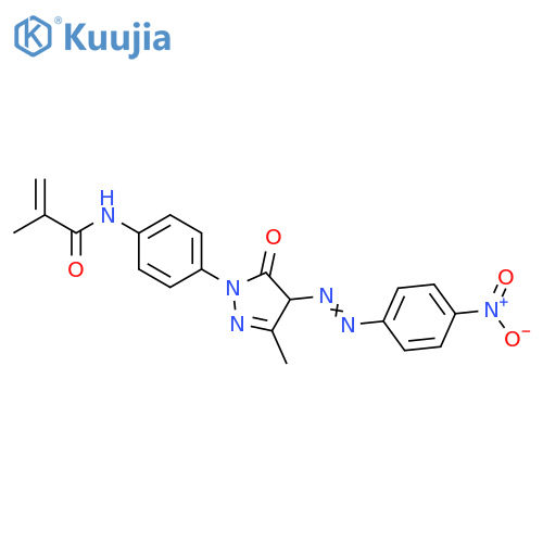 2-Propenamide,N-[4-[4,5-dihydro-3-methyl-4-[(4-nitrophenyl)azo]-5-oxo-1H-pyrazol-1-yl]phenyl]-2-methyl- structure