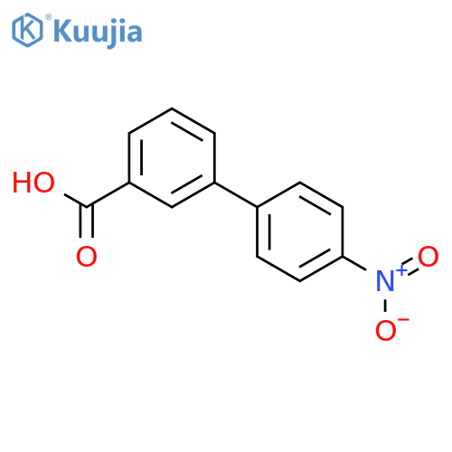 4'-Nitro-3-biphenylcarboxylic Acid structure