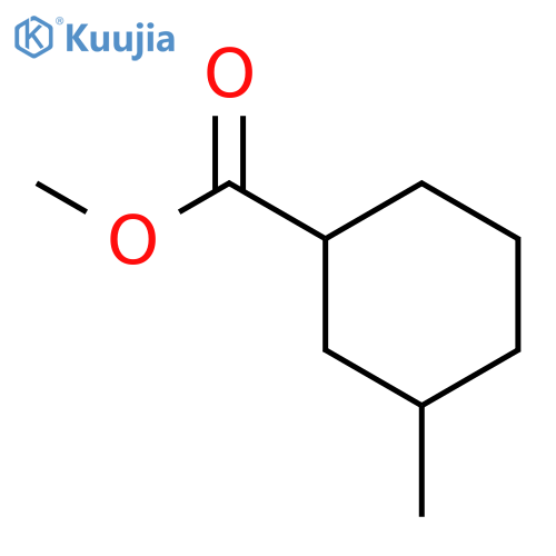 CYCLOHEXANECARBOXYLIC ACID, 3-METHYL-, METHYL ESTER structure