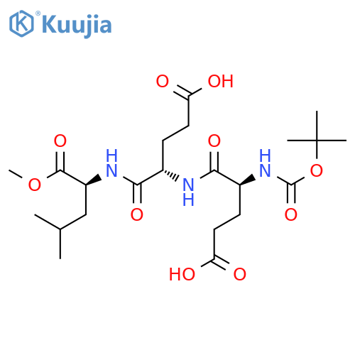 Boc-Glu-Glu-Leu-Ome structure