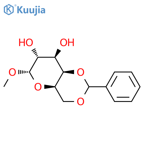 Methyl-4,6-O-Benzylidene-A-D-Galactopyranoside structure