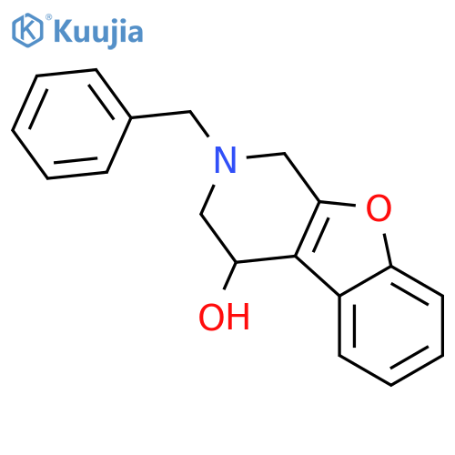 Benzofuro[2,3-c]pyridin-4-ol, 1,2,3,4-tetrahydro-2-(phenylmethyl)- structure