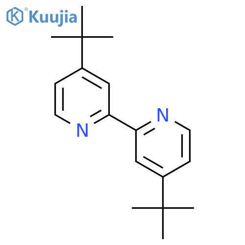 4-tert-butyl-2-(4-tert-butylpyridin-2-yl)pyridine structure