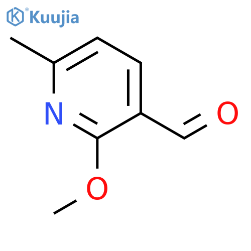 2-methoxy-6-methylpyridine-3-carbaldehyde structure