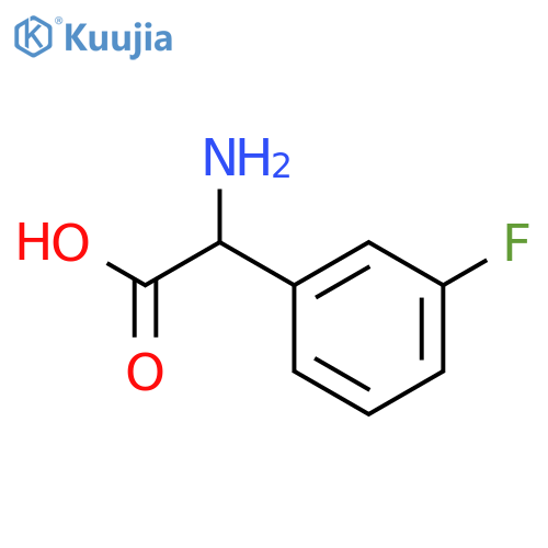 2-amino-2-(3-fluorophenyl)acetic acid structure