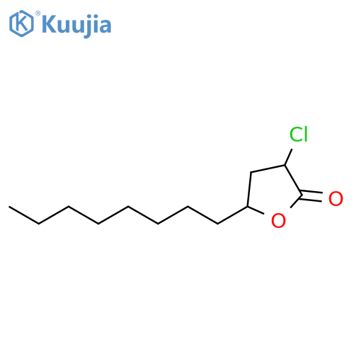 2(3H)-Furanone, 3-chlorodihydro-5-octyl- structure