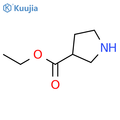 Ethyl pyrrolidine-3-carboxylate structure