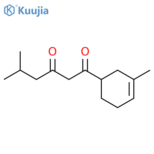 1,3-Hexanedione,5-methyl-1-(3-methyl-3-cyclohexen-1-yl)- structure