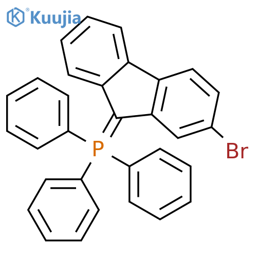(2-Bromo-9H-fluoren-9-ylidene)(triphenyl)-lambda~5~-phosphane structure