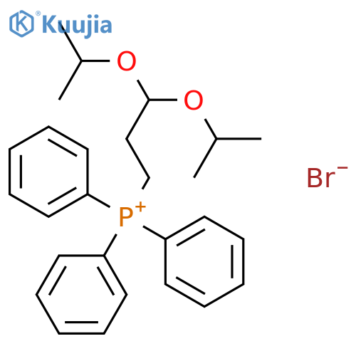 3,3-Diisopropoxypropyl(triphenyl)phosphonium bromide structure