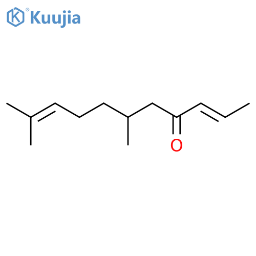 2,9-UNDECADIEN-4-ONE, 6,10-DIMETHYL-, (E)- structure