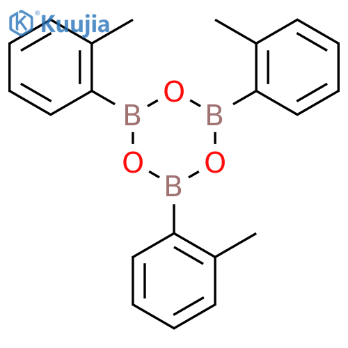 Tris(2-tolyl)boroxin structure