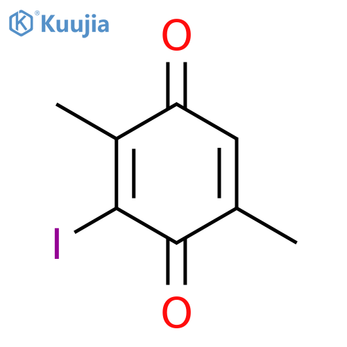 2,5-CYCLOHEXADIENE-1,4-DIONE, 3-IODO-2,5-DIMETHYL- structure