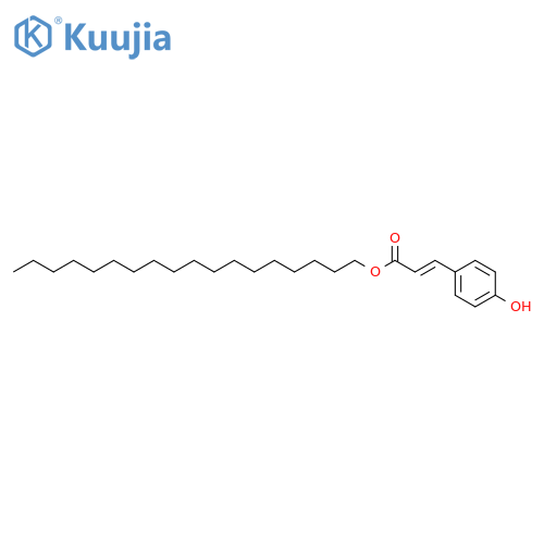 2-Propenoic acid, 3-(4-hydroxyphenyl)-, octadecyl ester, (2E)- structure