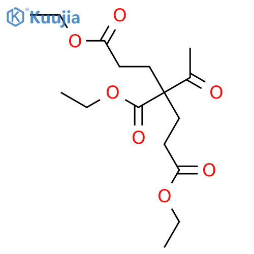 1,3,5-Pentanetricarboxylicacid, 3-acetyl-, 1,3,5-triethyl ester structure