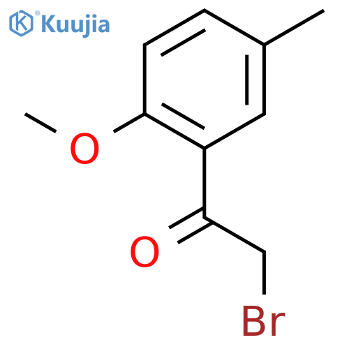 2-Bromo-1-(2-methoxy-5-methylphenyl)ethan-1-one structure