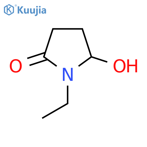 1-Ethyl-5-hydroxy-2-pyrrolidinone structure