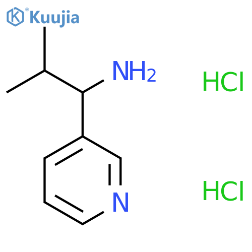 2-Methyl-1-(3-pyridinyl)propylamine Dihydrochloride structure