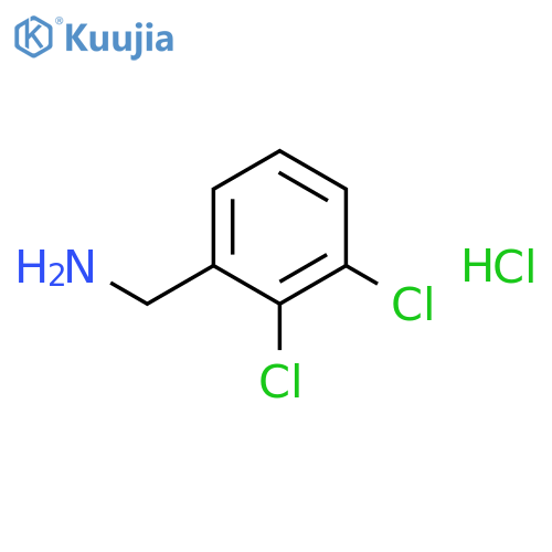 (2,3-dichlorophenyl)methanamine hydrochloride structure