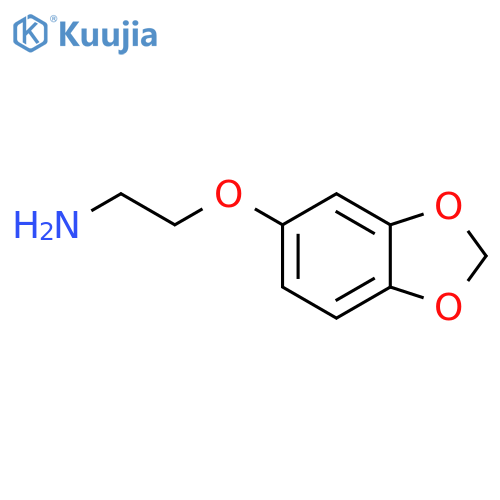 5-(2-aminoethoxy)-2H-1,3-benzodioxole structure