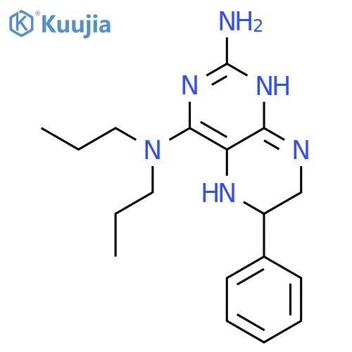 2,4-Pteridinediamine, 1,5,6,7-tetrahydro-6-phenyl-N4,N4-dipropyl- structure