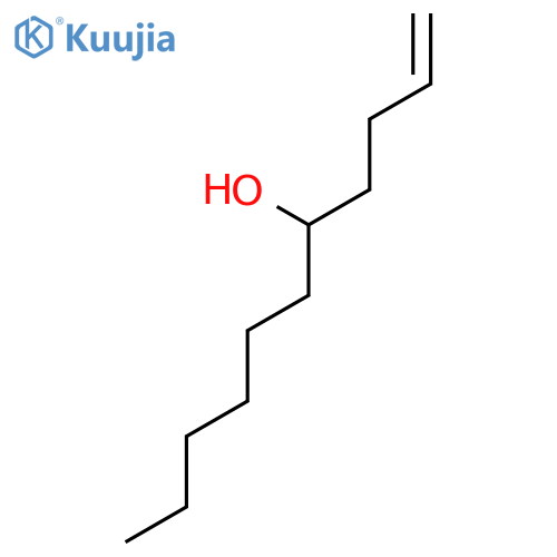 1-Undecen-5-ol structure