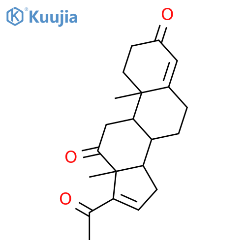 Pregna-4,16-diene-3,12,20-trione structure