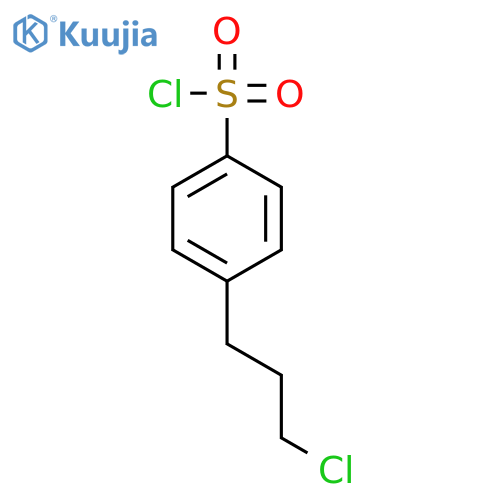 4-(3-Chloropropyl)benzene-1-sulfonyl chloride structure