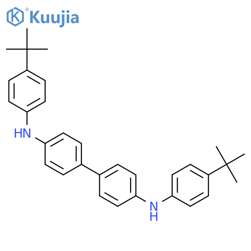 [1,1'-Biphenyl]-4,4'-diamine, N,N'-bis[4-(1,1-dimethylethyl)phenyl]- structure