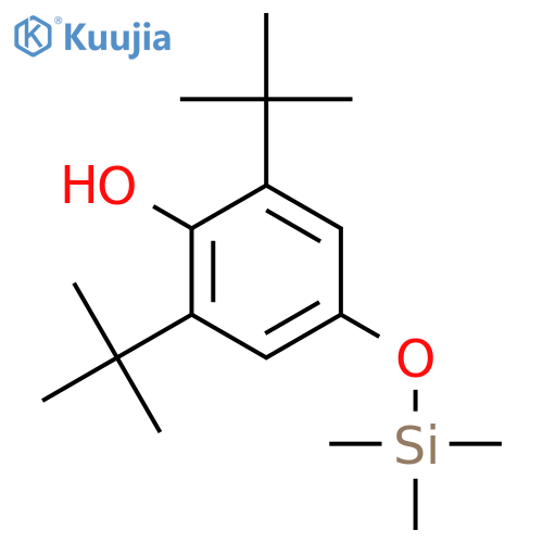 Phenoxy, 2,6-bis(1,1-dimethylethyl)-4-[(trimethylsilyl)oxy]- structure