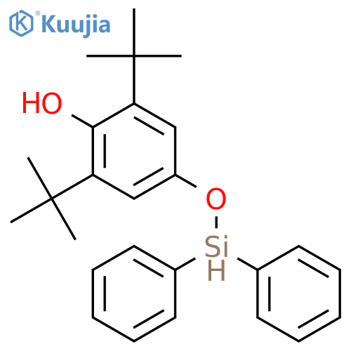 Phenoxy, 2,6-bis(1,1-dimethylethyl)-4-[(diphenylsilyl)oxy]- structure
