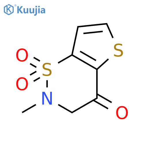 2-Methyl-2,3-dihydro-4H-thieno[2,3-e][1,2]thiazin-4-one 1,1-dioxide structure