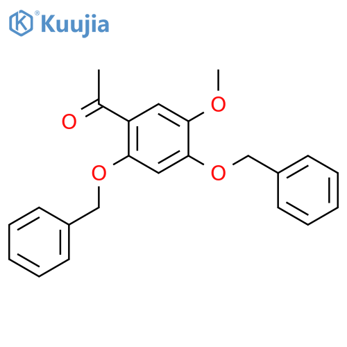 1-5-Methoxy-2,4-bis(phenylmethoxy)phenyl-ethanone structure