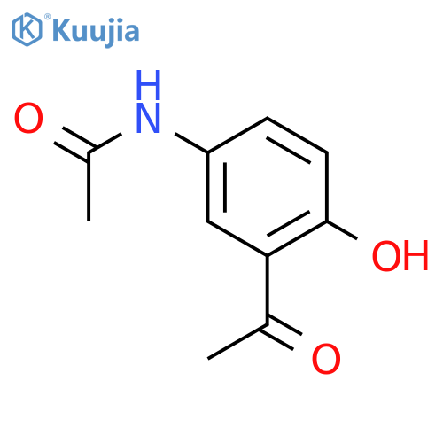 N-(3-Acetyl-4-hydroxyphenyl)acetamide structure