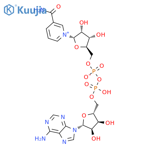 β-D-Xylofuranose, 1-(6-amino-9H-purin-9-yl)-1-deoxy-, inner salt, 5-[3-(aminocarbonyl)-1-[5-O-[hydroxy(phosphonooxy)phosphinyl]-α-D-ribofuranosyl]pyridiniumyl] structure