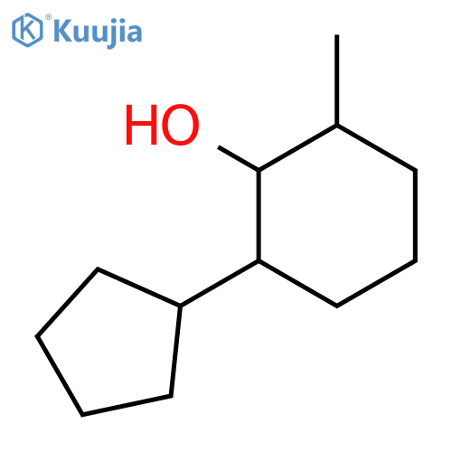 (1S,2S,6R)-2-cyclopentyl-6-methylcyclohexanol structure