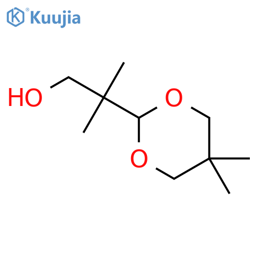 2-(5,5-dimethyl-1,3-dioxan-2-yl)-2-methylpropan-1-ol structure