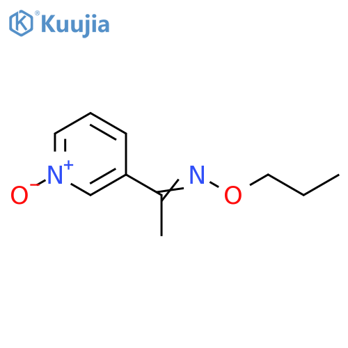 Ethanone,1-(1-oxido-3-pyridinyl)-, O-propyloxime structure